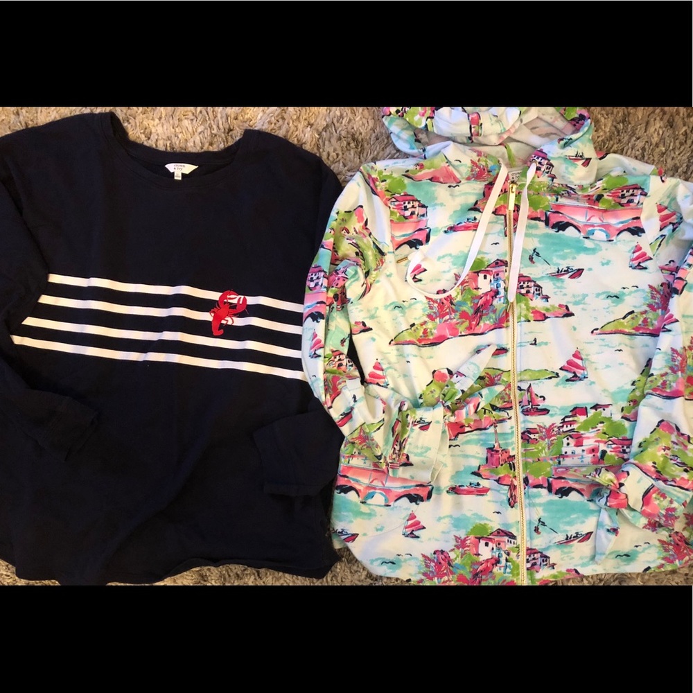 Women’s Crown and Ivy XL Jacket and pullover lot